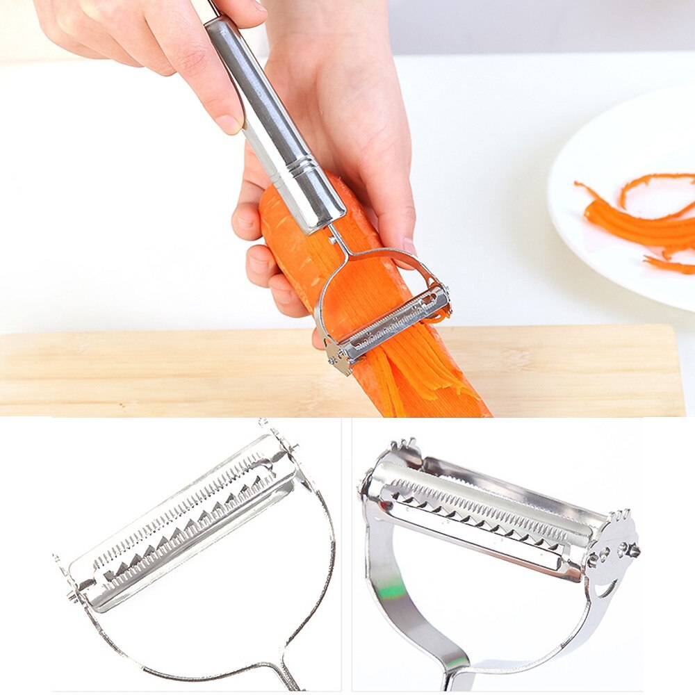 Éplucheur 2-en-1 Inox – Éplucher & Julienne